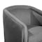 Flash Furniture Dean Club Style Commercial Barrel Accent Armchair Metal Base, Gray Fabric Upholstery BS-AC22-064-GRY-GG - alternate 10